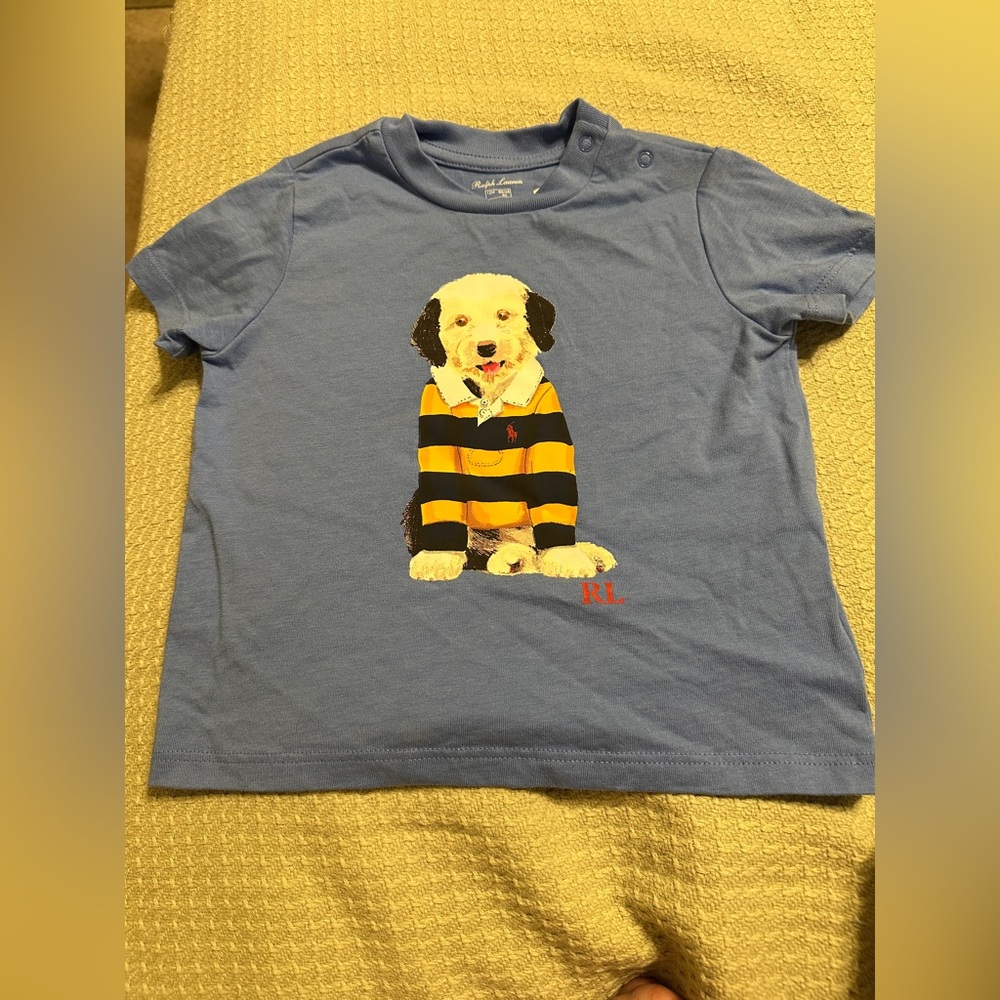 Ralph Lauren Blue Graphic Tee
